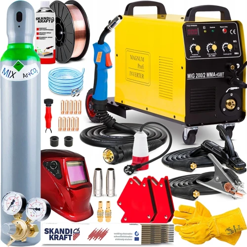 Spawarka Migomat Magnum 200/2 KN 230/400V - Lutospawanie - Zestaw #2