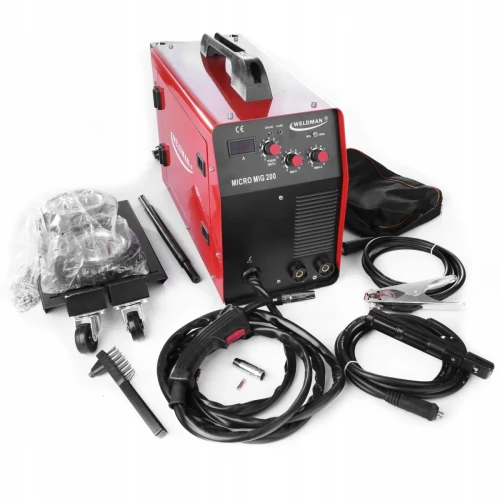 [OUTLET] SPAWARKA WELDMAN MICRO MIG 200 230V 200A MIG MAG MMA FLUX 2-ROLKOWA