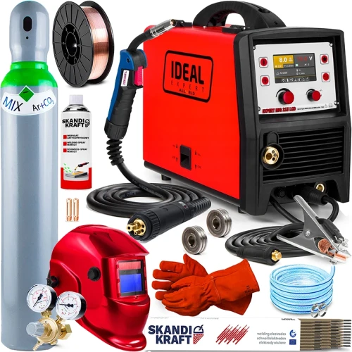 Spawarka Migomat Ideal Expert MIG 215 LCD Synergia - Zestaw #2 AK