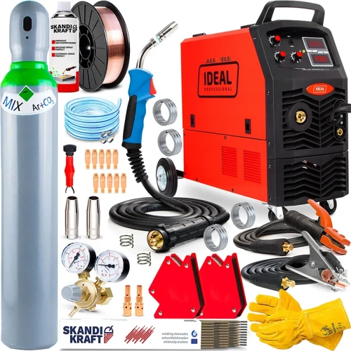 Spawarka Migomat MIG MAG Ideal TECNOMIG 255 NEW 230 / 400 V IGBT Lutospawanie - Zestaw #1