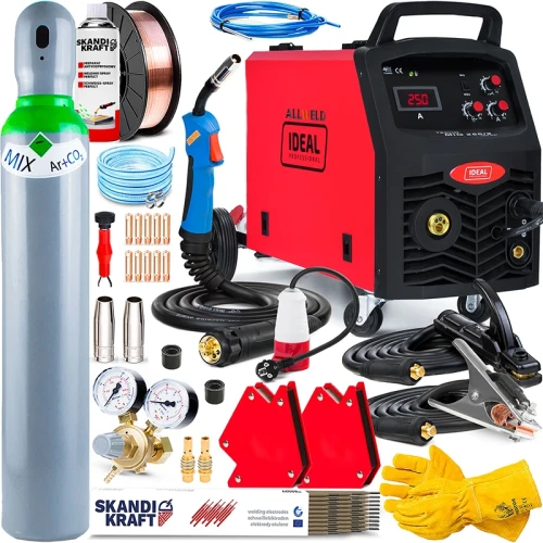 Spawarka Migomat Ideal TECNOMIG 250/2 v2 MIG MAG 230 / 400V - Zestaw #1