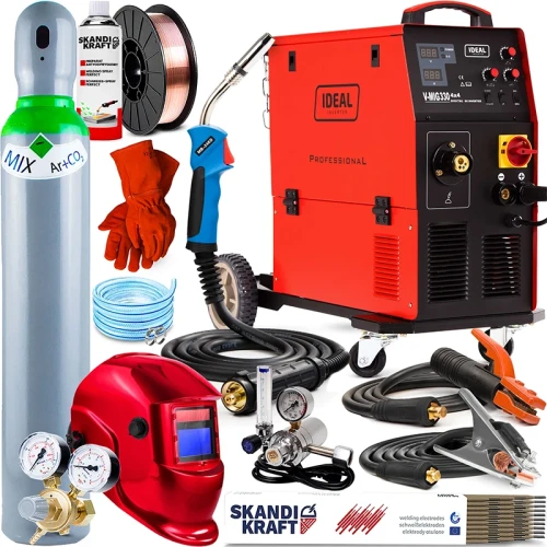Spawarka Migomat Ideal VMIG 330 4x4 Digital MMA MIG MAG - Zestaw #2 AK