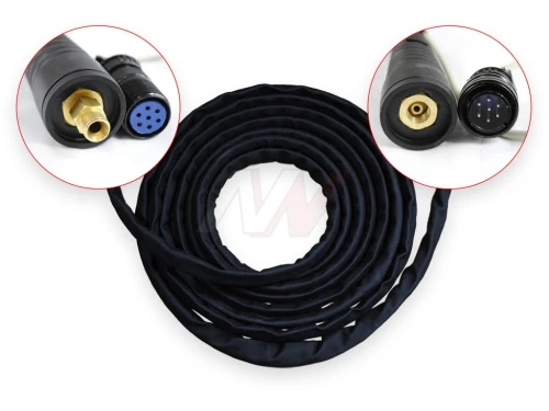 Przedłużacz uchwytu TIG 26 4m - przyłącze KEMPPI® (7-pol)