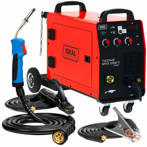 Spawarka Ideal Tecno MIG 200/1 MMA 230V PRO Flux  MB15