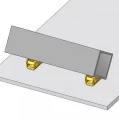 Zestaw podkładek magnetycznych V-PADs MagRest™ 4 szt. MVDF42