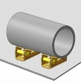 Zestaw podkładek magnetycznych V-PADs MagRest™ 4 szt. MVDF42