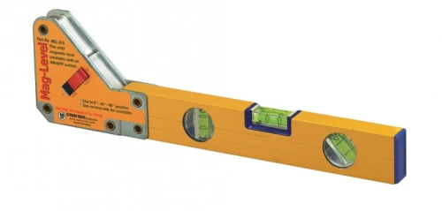 Poziomnica magnetyczna z włącznikiem 100x406x25 mm Strong Hand MSL-316