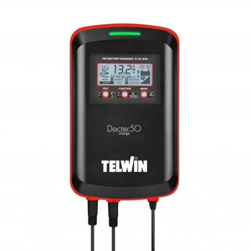 Prostownik elektroniczny Doctor Charge 50 6/12/24V – 40A – Telwin
