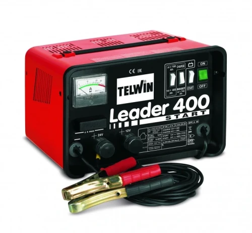 Prostownik z rozruchem Leader 400 Start 12/24V - 30A - Telwin