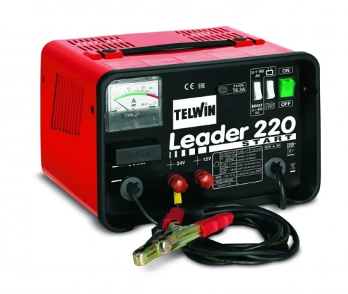 Prostownik z rozruchem Leader 220 Start 12/24V - 20A - Telwin