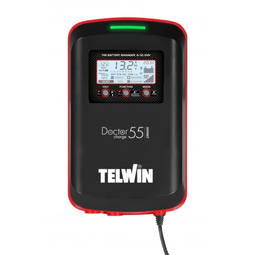 Prostownik elektroniczny Doctor Charge 55 Connect 6/12/24V - Telwin
