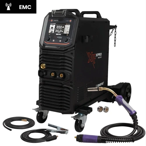 Spawarka Spartus XPro MIG 350 pakiet 400V 4R Puls TIG DC 350A Synergia