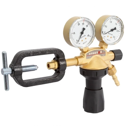 Reduktor butlowy SPARTUS Acetylen z jarzmem – 1.5 bar