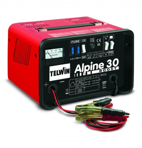 Prostownik Telwin Alpine 30 12/24V - 30A - Do dużych akumulatorów