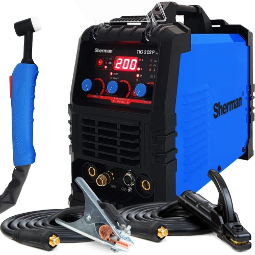 Spawarka Sherman TIG 202 DC Puls 200 Hz VRD Spot Lift HF