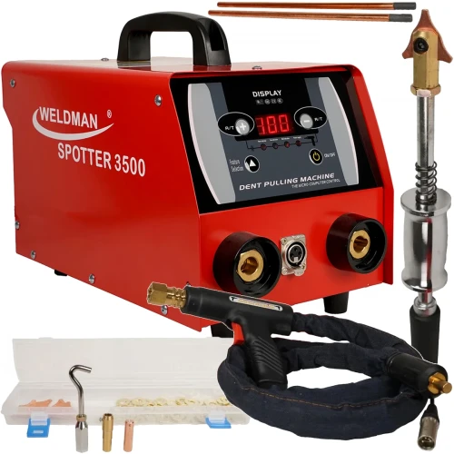 Spotter Weldman 3500 Zgrzewarka Mobilna 230V 3300A Zgrzew 1mm