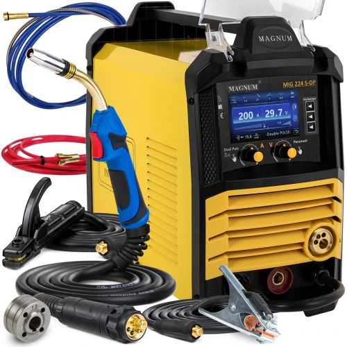 Spawarka Magnum MIG 224 S-DP Dual Puls Synergia, SPOT, VRD