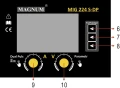 Spawarka Magnum MIG 224 S-DP Puls Synergia - Panel Sterowania