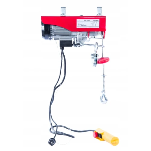 Wciągarka linowa MAGNUM SHZ 600 WP Elektryczna - Dźwig 1050W lina 20m