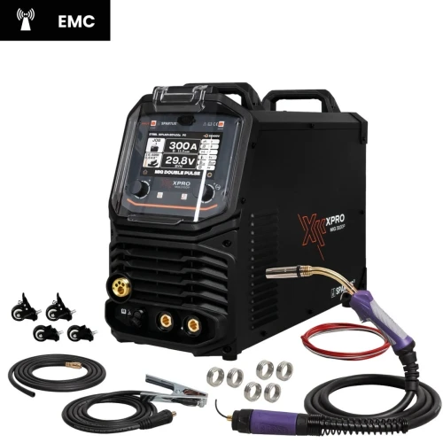 Spartus XPro MIG 310 Dual Pulse - 300A 400V 4R Synergia Tig Lift i MMA Pulse