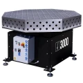 Stół Spawalniczy Obrotowy FERROS 3D 1400x1400x200 z Pozycjonerem SPARTUS RT3000