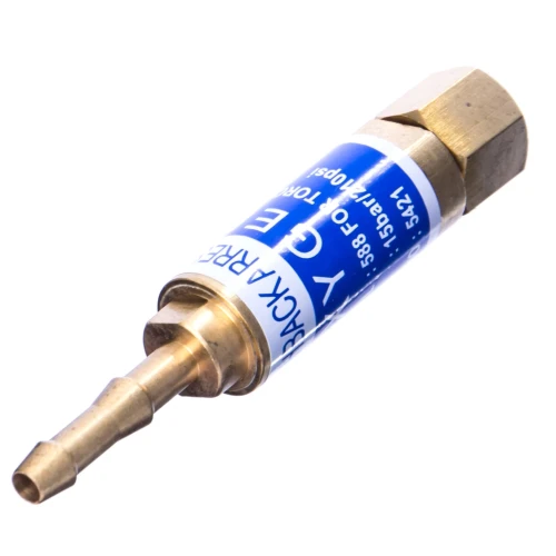 Bezpiecznik Suchy Przypalnikowy Tlen G1/4 Wąż 6mm MAGNUM