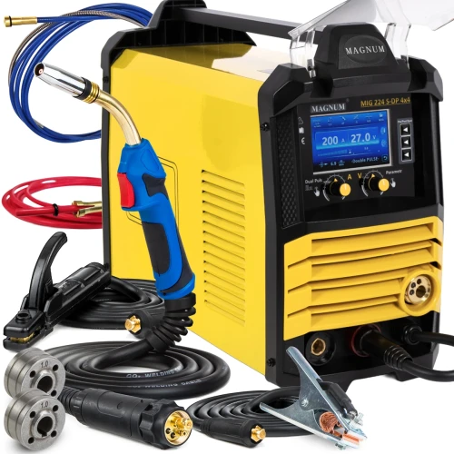 Spawarka Magnum MIG 224 S-DP 4x4 4R Dual Puls Synergia, SPOT, VRD