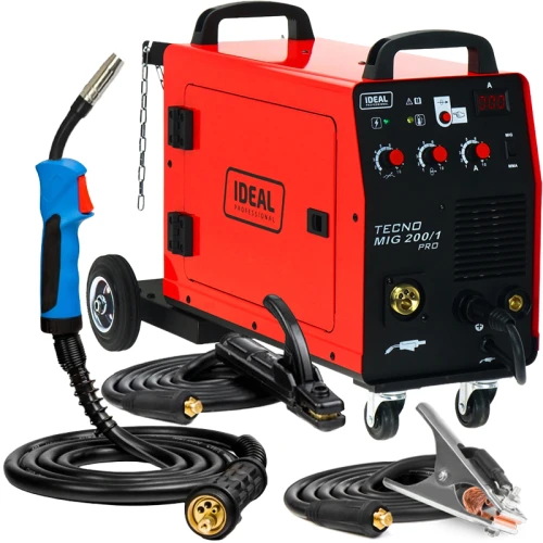 Spawarka Ideal Tecno MIG 200/1 MMA 230V PRO Flux  MB15
