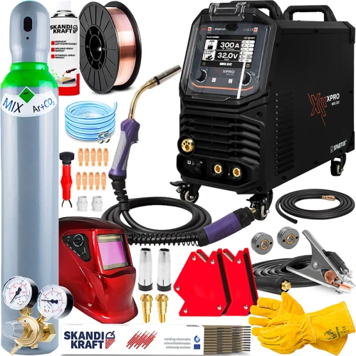 Spawarka Spartus XPro MIG 310 pakiet 400V 4R Puls TIG DC,MMA 300A Synergia - Zestaw #2