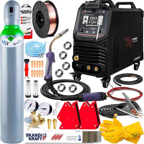 Spawarka Spartus XPro MIG 260 Dual Pulse pakiet Synergia PFC TIG Lift VRD - Zestaw #1