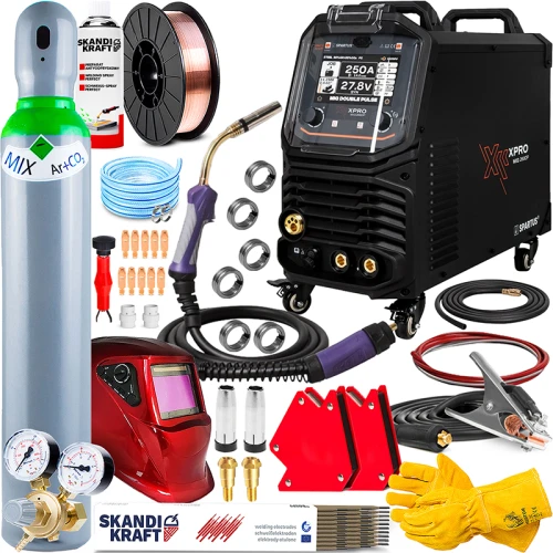 Spawarka Spartus XPro MIG 260 Dual Pulse pakiet Synergia PFC TIG Lift VRD - Zestaw #2