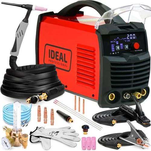 Spawarka Ideal TECNO TIG 212 DC Pulse LED Hot Start Arc Force - Zestaw #0