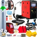 Spawarka Migomat Ideal Tecno MIG 337 Pulse Synergic LCD + Wózek