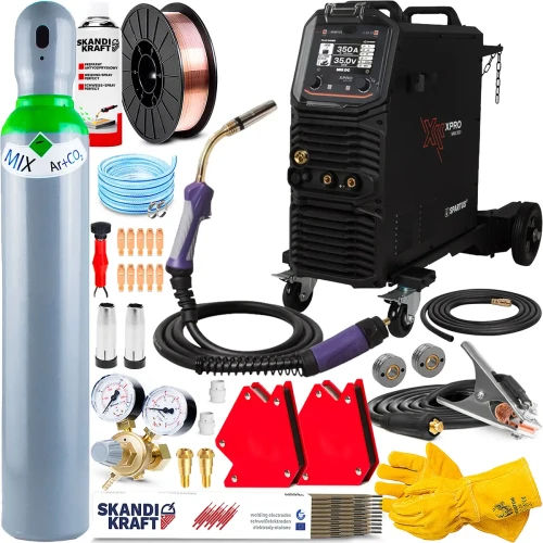 Spawarka Spartus XPro MIG 350 pakiet 400V 4R Puls TIG DC 350A Synergia - Zestaw #1
