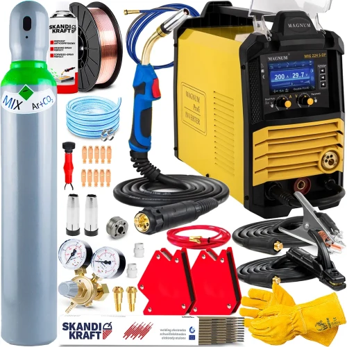 Spawarka Magnum MIG 224 S-DP Dual Puls Synergia, SPOT, VRD - Zestaw #1