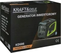 Agregat prądotwórczy inwertorowy 4,5kW / 4,9kW 12/230V KD686 Kraft&Del