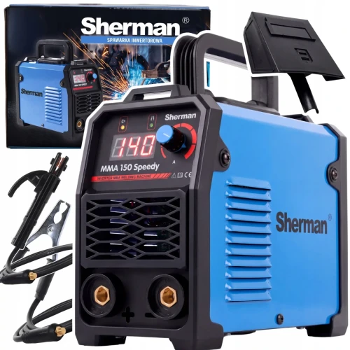 Spawarka Sherman MMA 150 SPEEDY 140A 60% Cykl Wyświetlacz - Lekka