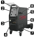 Ideal TECNO MIG 377PT PULSE LCD Black Series 4x4 schemat urządzenia