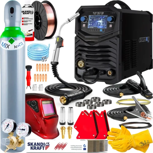 Spawarka Spartus EasyMIG 267 Dual Pulse (DP), Synergia, 400V,  250A - Zestaw #2