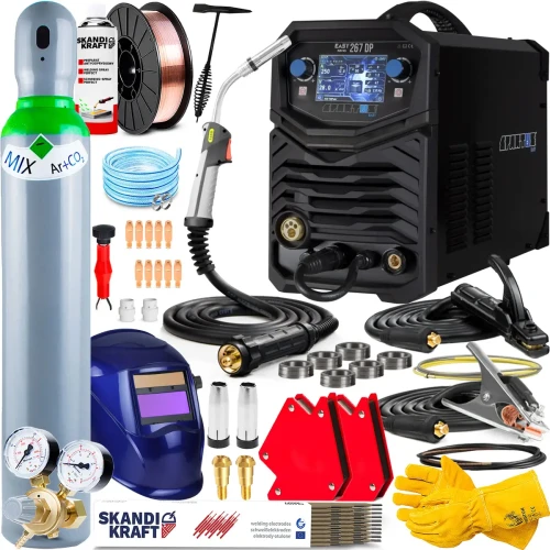 Spawarka Spartus EasyMIG 267 Dual Pulse (DP), Synergia, 400V,  250A - Zestaw #3