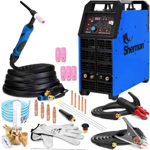 Sherman DIGITIG 325 GD AC/DC MIX TIG MCU Chłodnica VRD HF Cykl 60% - Spawarka Do Aluminium - Zestaw #0