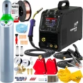 Ideal TECNO MIG 210 PULSE LCD Black Series 4x4 230 200A Zestaw Producenta