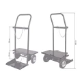 Wózek spawalniczy 2-kołowy boczny SPARTUS® TR-50 (składany, 115kg)