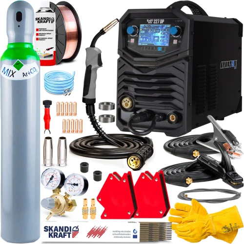 Spawarka Migomat Spartus Easy MIG 227 Dual Pulse Synergia 4x4 4R - Zestaw #1