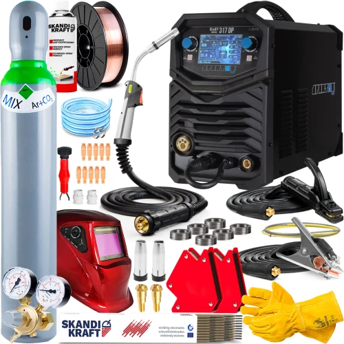 Spawarka Migomat 3w1 Spartus Easy MIG 317 Dual Pulse Synergia - Zestaw #2