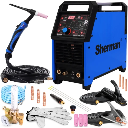 Sherman DIGITIG 225GD AC/DC MIX MCU - Spawarka TIG 200A 60% Cykl Fan Stop - Zestaw #0