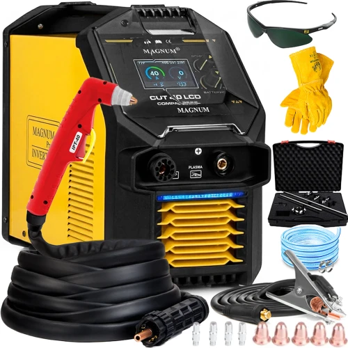 Przecinarka plazmowa plazma Magnum CUT 40 LCD Compressor 40A - cięcie do 12 mm z Kompresorem - Zestaw #2