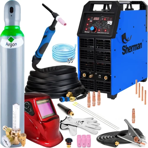 Sherman DIGITIG 325 GD AC/DC MIX TIG MCU Chłodnica VRD HF Cykl 60% - Spawarka Do Aluminium - Zestaw #2
