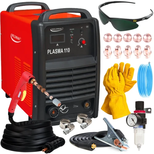 Przecinarka Plazmowa Weldman Plasma 110 HF - Cięcie 32 mm - Zestaw #1