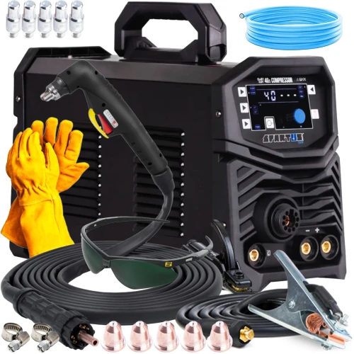 Przecinarka Plazmowa Spartus Easy CUT 40s Compressor 20 mm + MMA - Zestaw #1